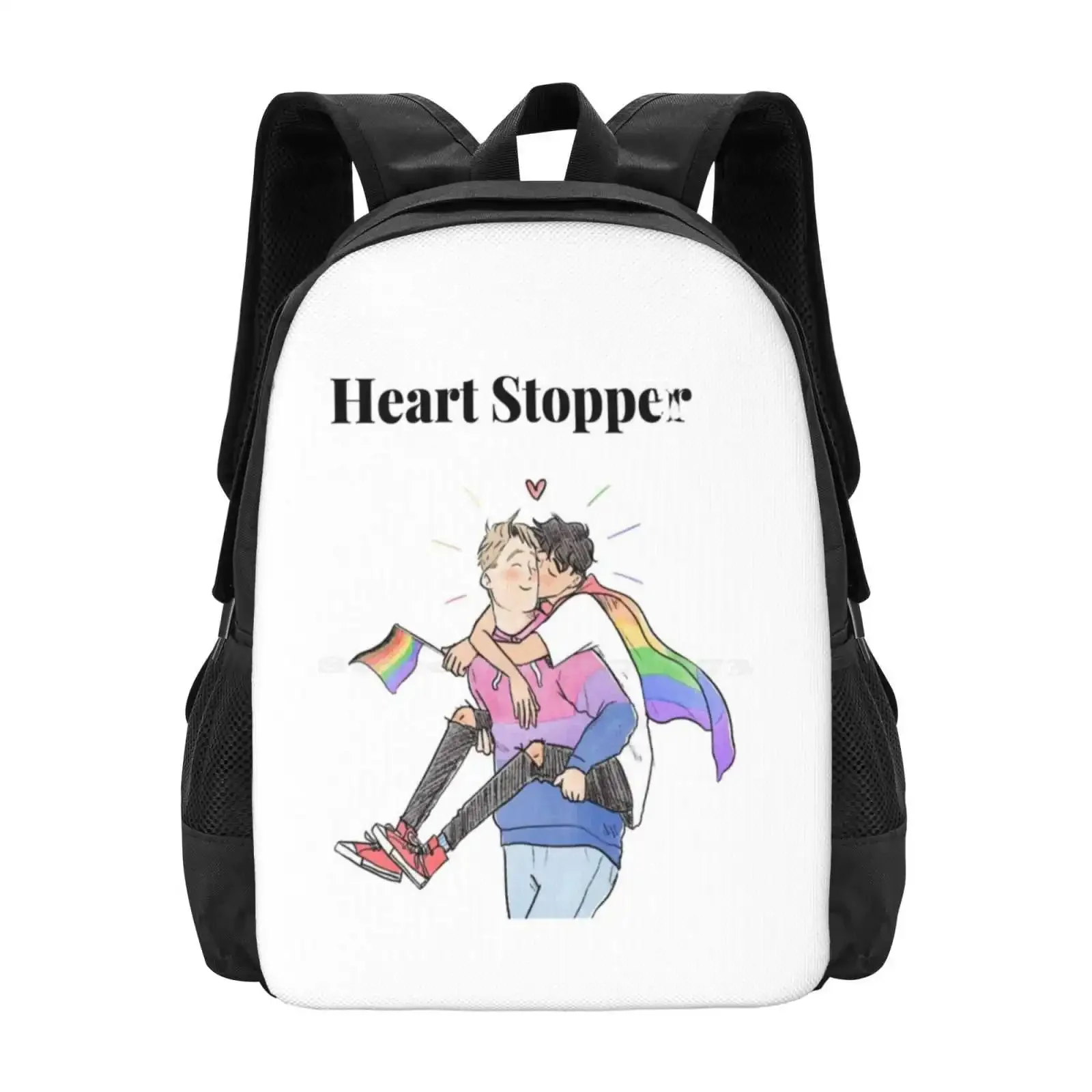 

Heart Stopper T Shirt Backpacks For School Teenagers Girls Travel Bags Heart Stopper Series Heart Stopper Gayt Heart Stopper