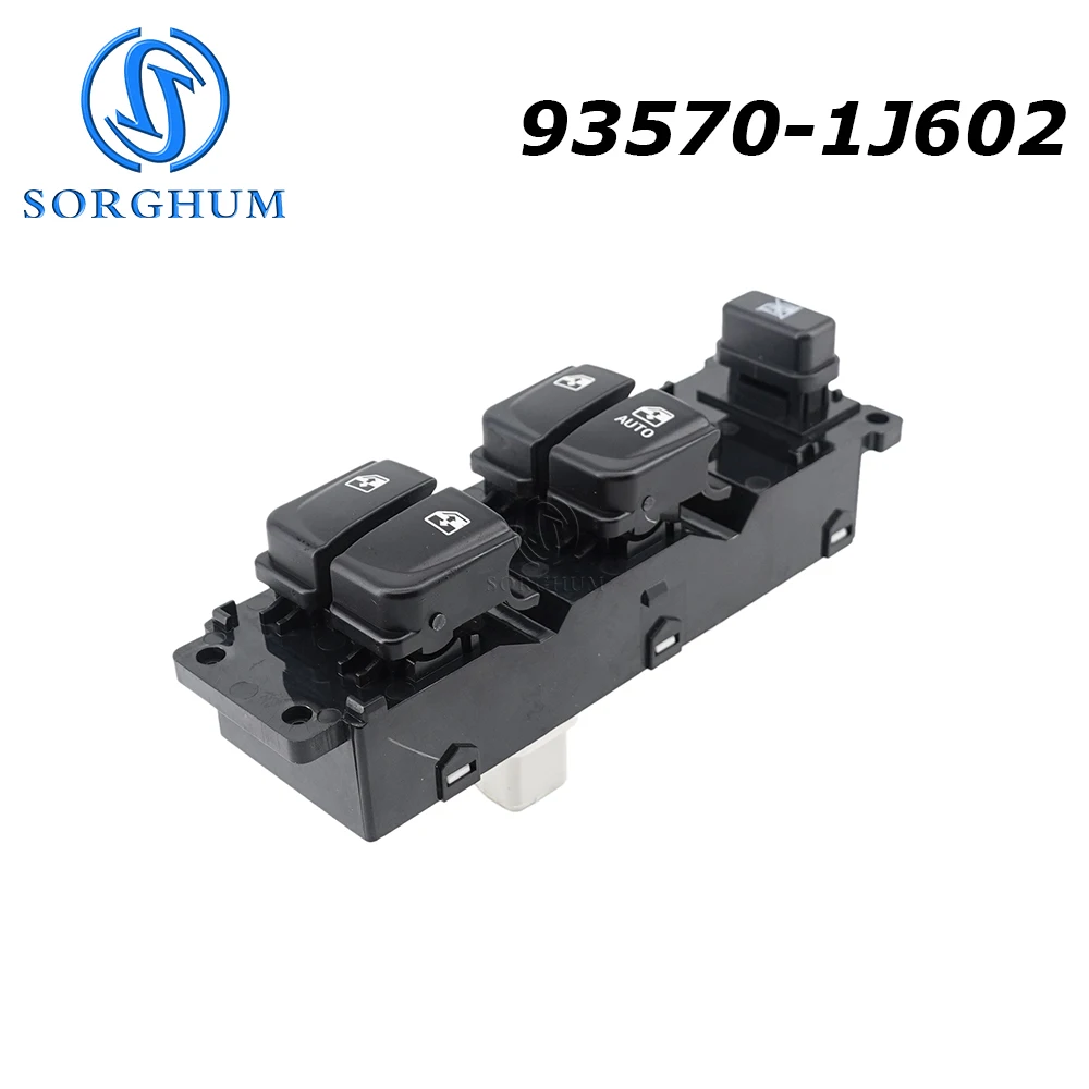 SORGHUM 93570-1J602 Front Right Driver Master Power Window Control Switch For Hyundai I20 2008-2013 93570-1J100 14 Pins