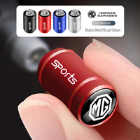 4pcs Car Wheel Tire Valve Caps Air Stem Covers For Morris Garages MG ZS 5 7 6 Cyberster MG4 EV ES5 HS ONE GT GS MG3 EZS 3SW