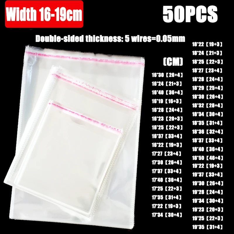 Sacos plásticos do armazenamento para o roupa interior das crianças, empacotamento claro autoadesivo, resealable, para o roupa interior, largura