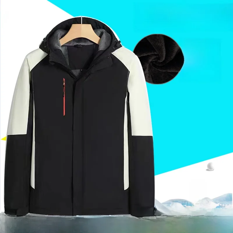 Abbigliamento da lavoro in cotone Thiened Jaet da uomo invernale, pulizia molto corretta, riparazione auto, resistente al calore, antivento, parola stampata