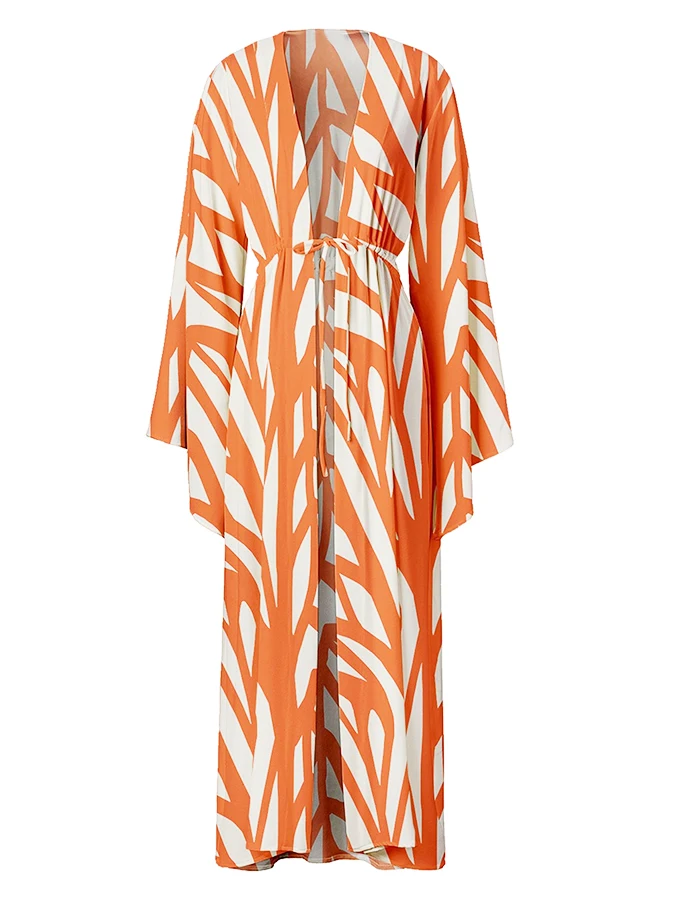 Geometric Print New Swimwear 2023 Summer Female One-Piece Swimsuit And Cover Up Women Beach Wear Sexy Kaftans Vacation Tankini