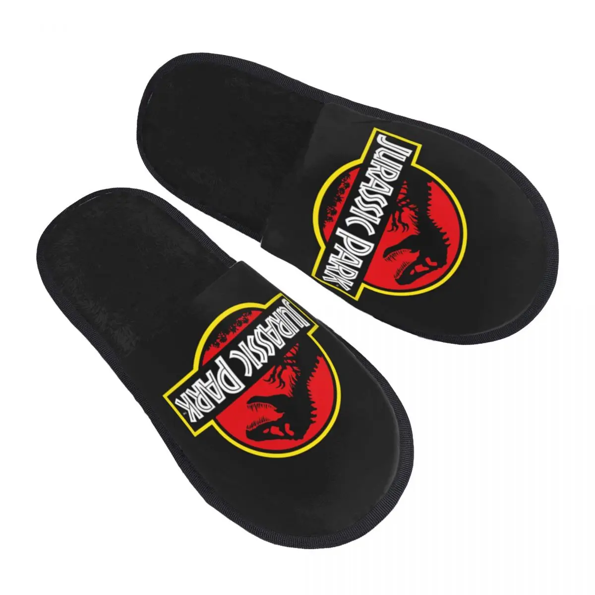 Custom Print Women Jurassic Parks House Slippers Cozy Warm Dinosaur World Memory Foam Fluffy Slipper Indoor Outdoor Shoes