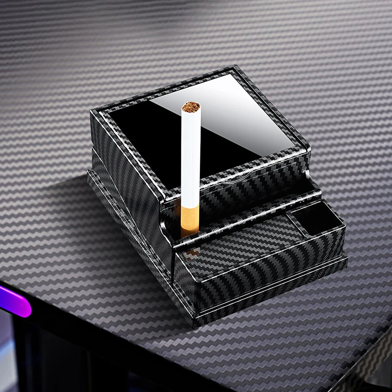 

Retro Large Capacity 40 Pcs Automatic Bullet Cigarette Box Moisture proof and Pressure resistant Portable Cigarette Storage Box