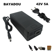 36V 5A Lithium Battery Charger 42V 5A 36 Volt 10S Li ion 20AH 30AH Batterie Fast Charger DC XT60 XLR Connector With Fan