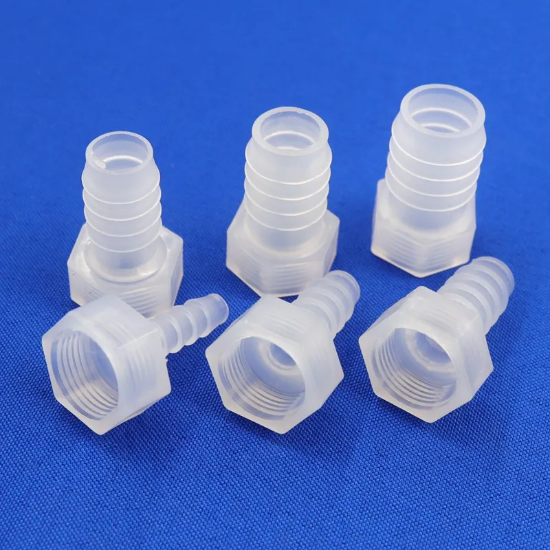 5pcs 50pcs 100pcs G3/8 Female Thread PP Connector Aquarium Fish Tank Water Hose Direct Air Pump Adapter Garden Water Connector