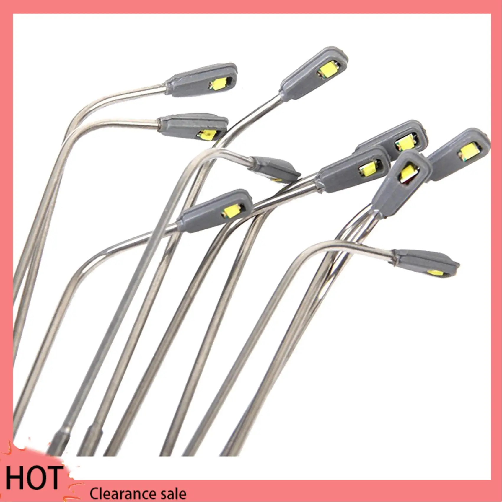 A88Z 20 Pcs Modelo LED Lâmpada de Rua Iluminação Trem de Cabeça Única Layout Paisagem 1: 100