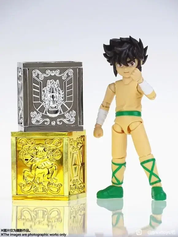 ST Model Saint Seiya Myth Cloth EX Pegasus Young Age Seiya With 2 boxes PVC Action Saint Figure Knight of Zodiac Model Toys