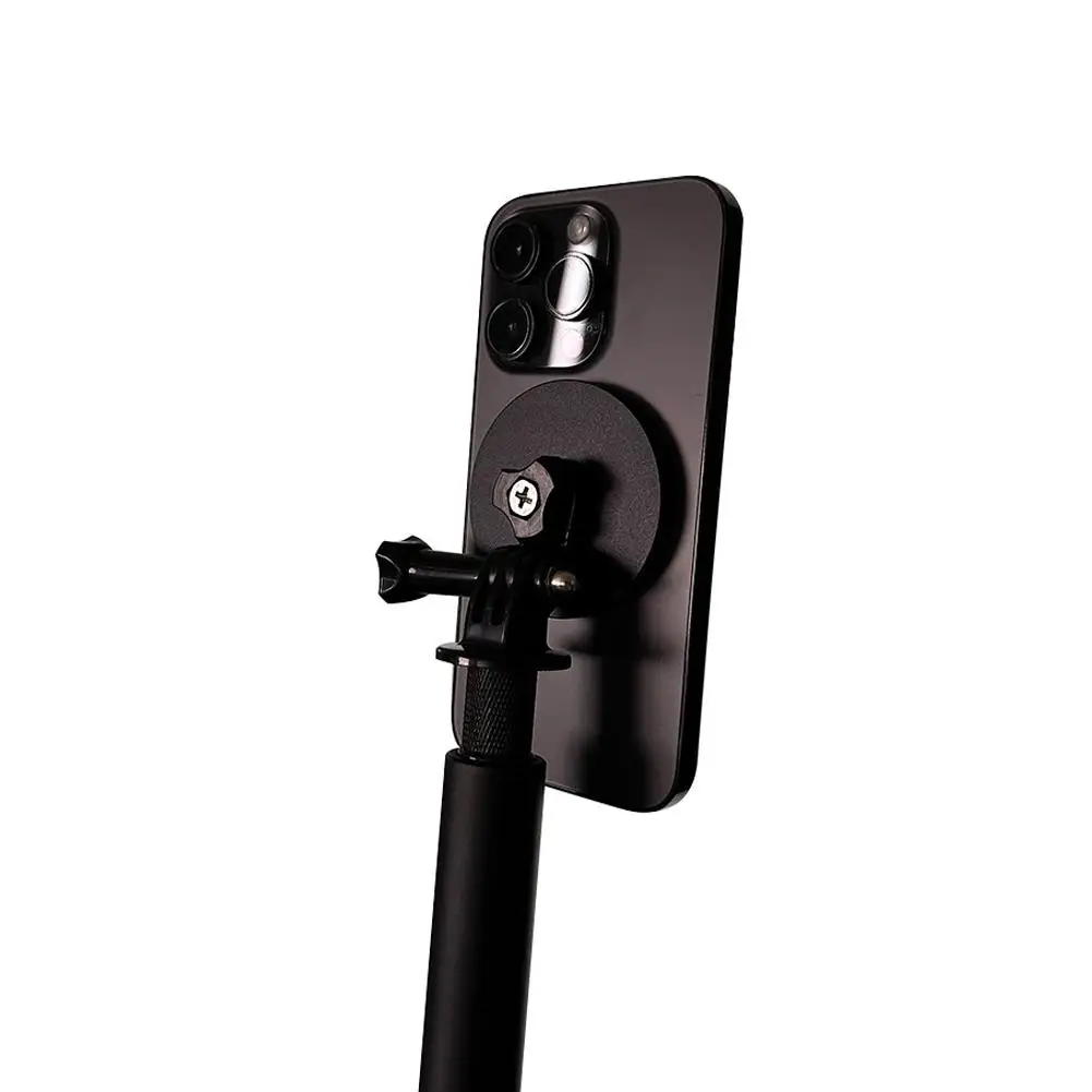 Treppiede estensibile Selfie Stick Plug Stand per campo da Golf supporto per telefono Mag-safe per Smartphone Camera Go Pro DV