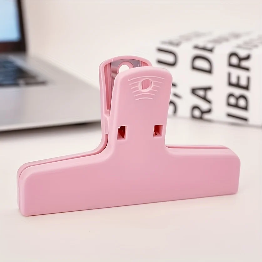 1pc Pastel colored long tail document clip-with smooth gripping edge for Office,School,Home-Organizer for Receipts,Notes,Papers