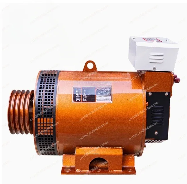 100% copper 5KW to 30kw 10kw alternator 12.5kva generator  A.C. synchronous Electric Generator dynamo with AVR Pulley