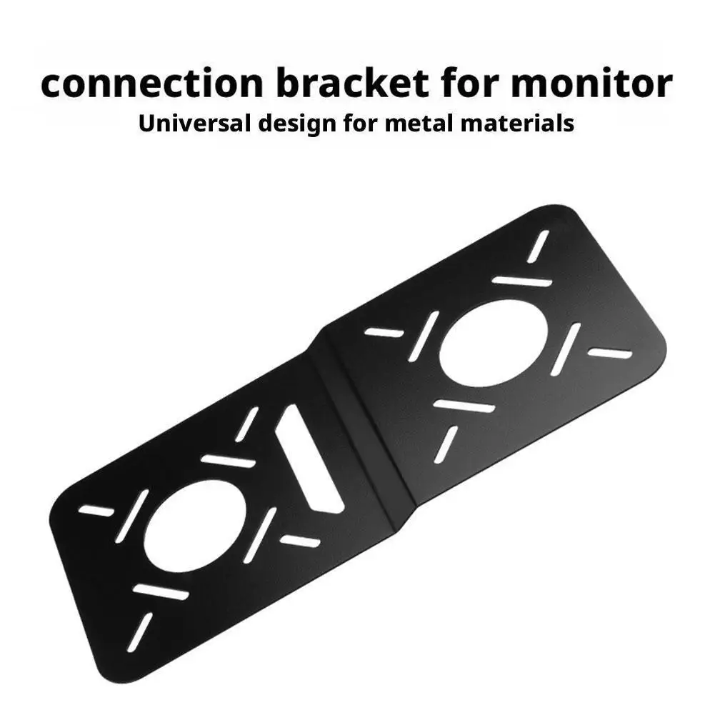 

For Mac Mini M4 Host Adjustable Bracket Host Hanging VESA Mounted Two Monitor Pad Bracket Screen Tablet Holder Rack Mountin C7M7