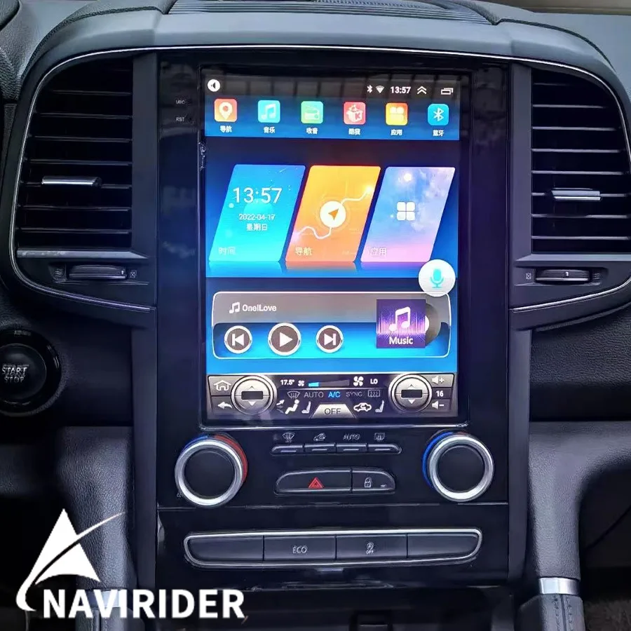 10.4inch Android 15 Vertical Screen Car GPS Radio Navigation Video Player For Renault Megane 4 Samsung Koleos Talisman 2017-2019