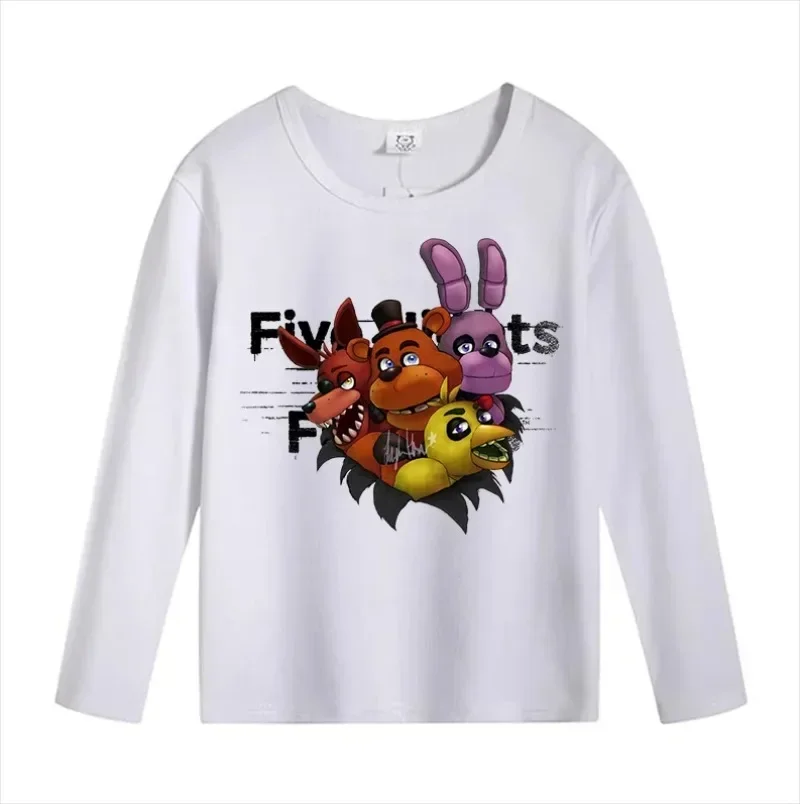T-shirt FNAF 3D Enfants Garçons - Ours Violation Sécurité Five Nights At Freddy's - Manches Courtes