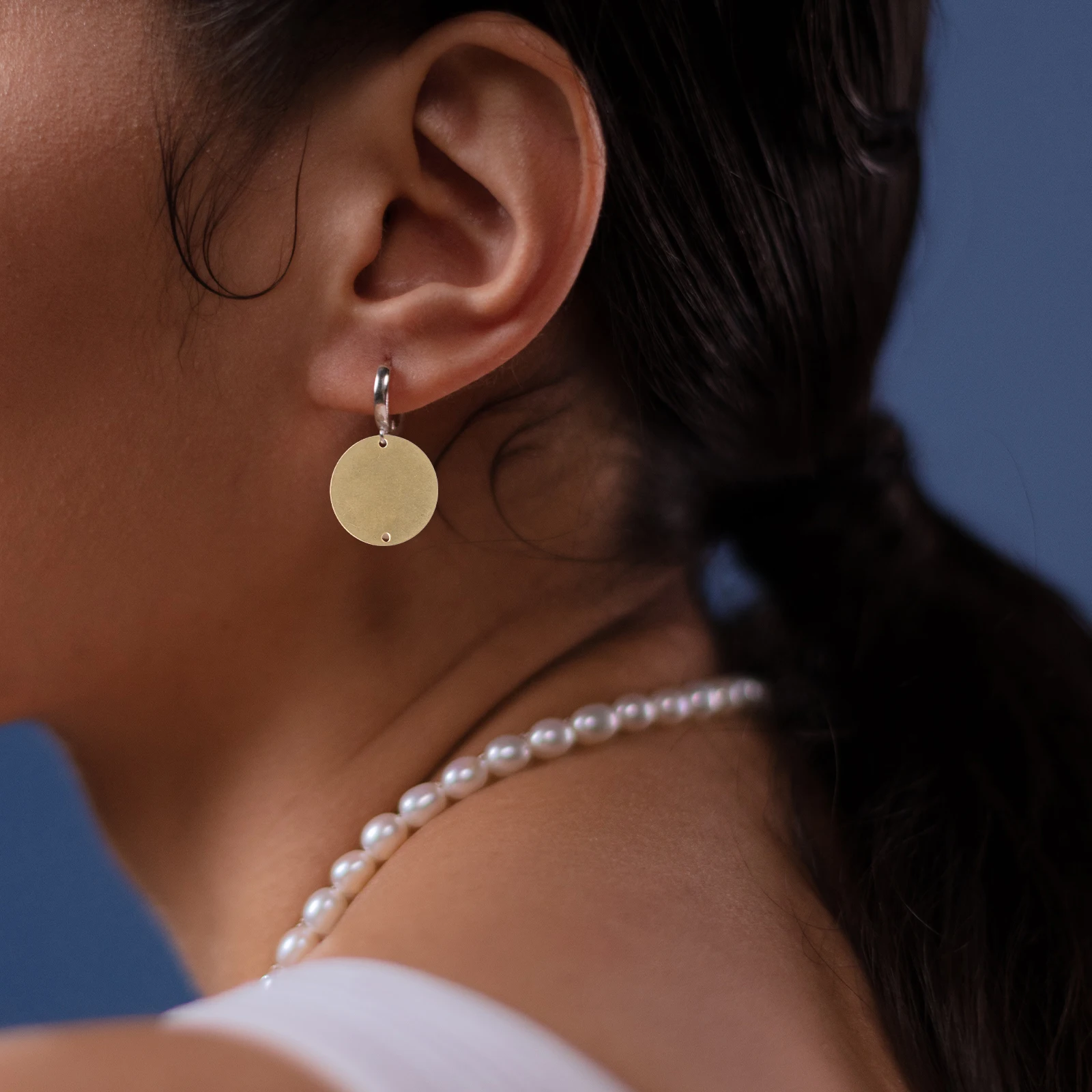 

DIY Copper Stamping Tags 10pcs Round Blank Engraving Discs Flat Metal Pendants with Two Holes for Handmade Jewelry 2cm