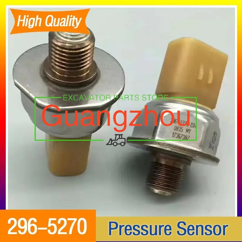 

For 296 5270 5PP4-14 296-5270 336 Fuel Pressure Common Rail Sensor Higher Quality Excavator Engine Prats New