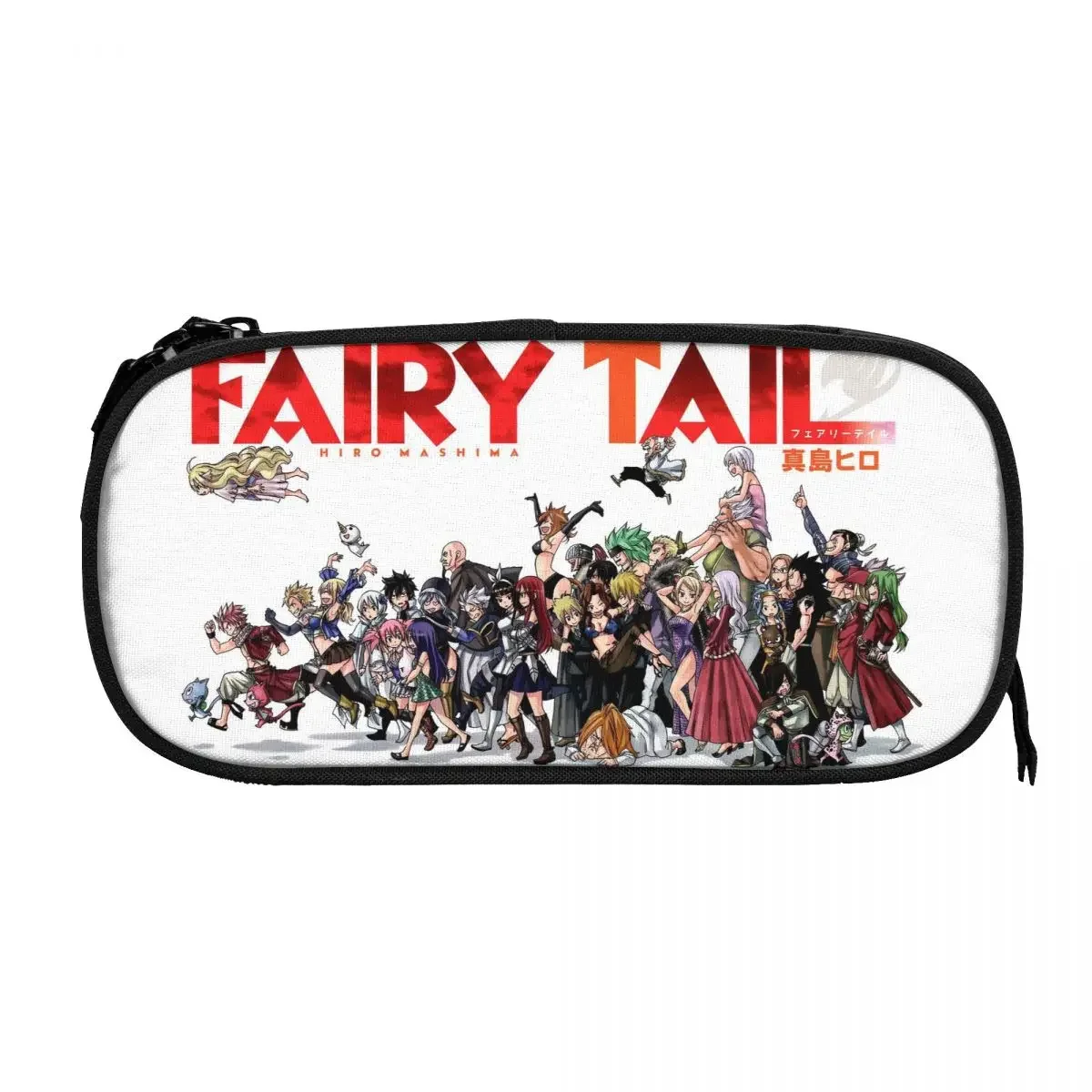 Anime FAIRY TAIL Big Capacity Pencil Pen Case Office College School Large Storage Bag Pouch Holder Box Organizer