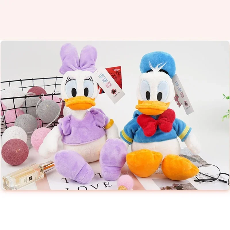 Genuine Disney Donald Duck Plush Toy Plush Doll Cartoon Daisy 30cm PP Cotton Stuffed Animals Couple Doll Kids Christmas Gift