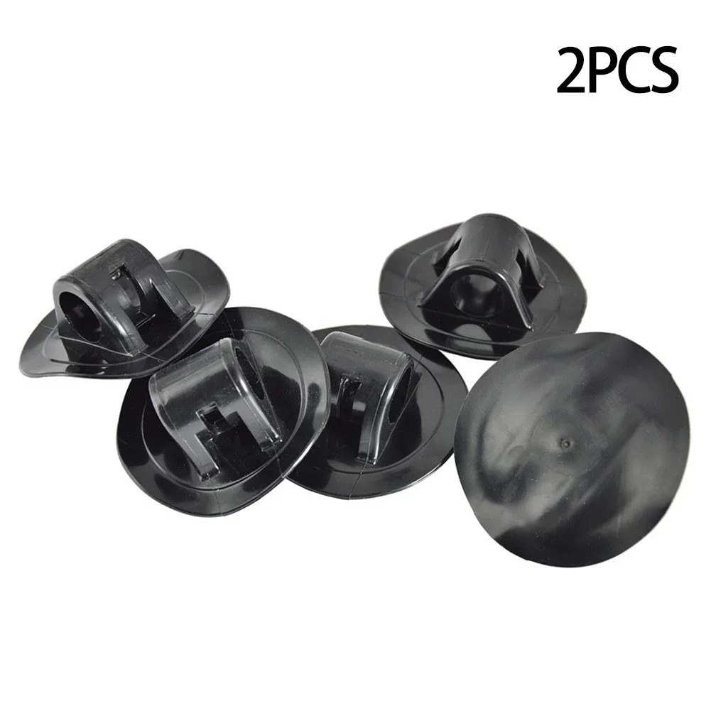 2pcs PVC Motor Mounts for Kayak Inflatable Boat Canoe with Fixing Hook Compatible with 0 7 Inch Diameter Motors