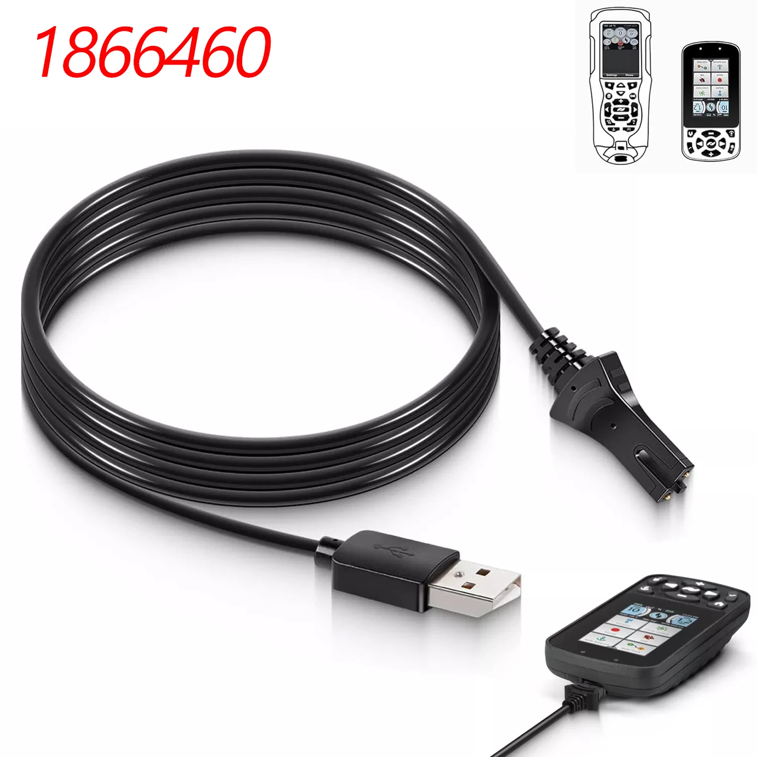 1866460 Charging Cable Compatible with i-Pilot Link Remotes for Minn Kota Trolling Motor Battery Replacement Parts Charger USB