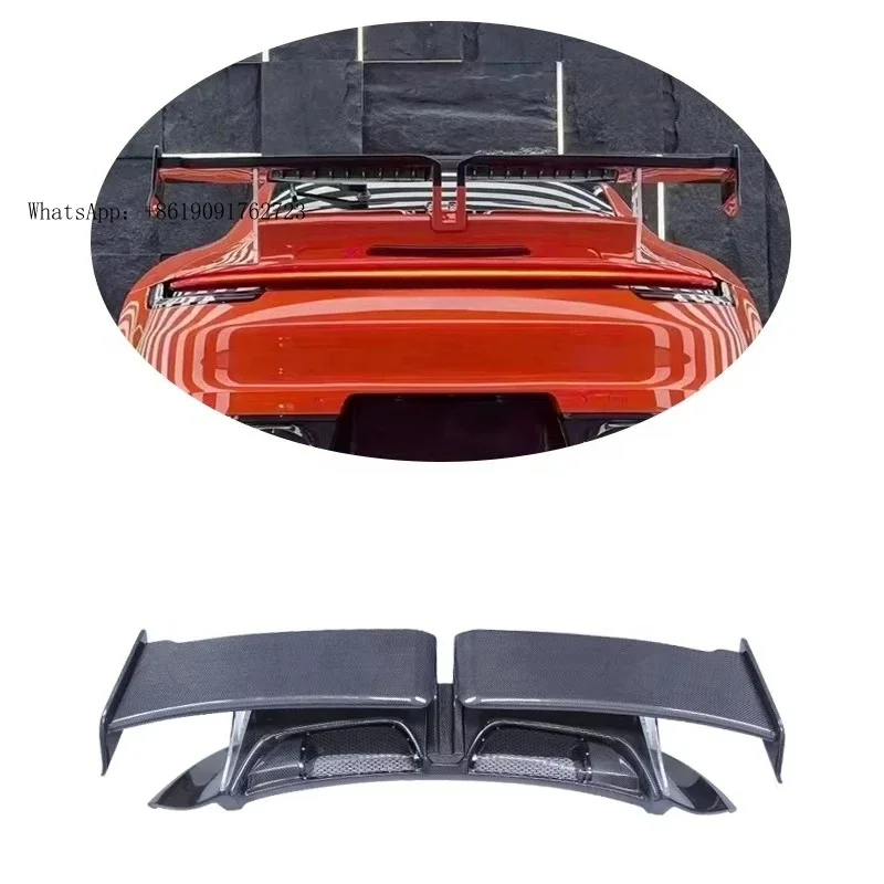

2020 992 Dry Carbon Fiber Rear Spoiler for 911 TC Carbon Fiber Tail Wingcustom