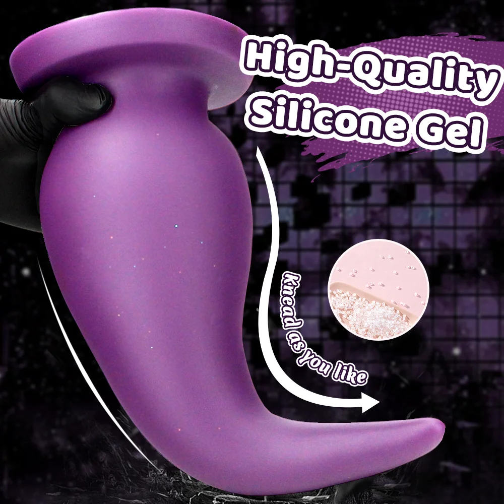 Dildos anales grandes de silicona, tallas S-XL, juguete sexual para mujeres, tapón anal, dilatador anal, pene grande, ta