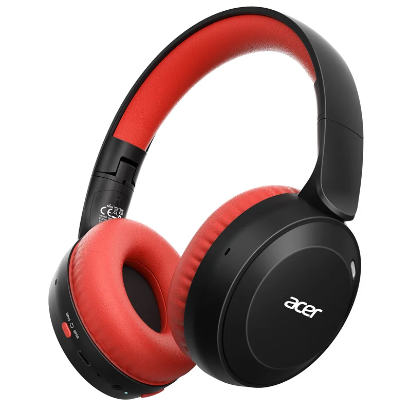 Acer OHR668 Kids Bluetooth 6.0 Headphones Foldable Wireless Over-Ear Headphones 85/94dB Volume Limiter 60H Playtime Built-in Mic