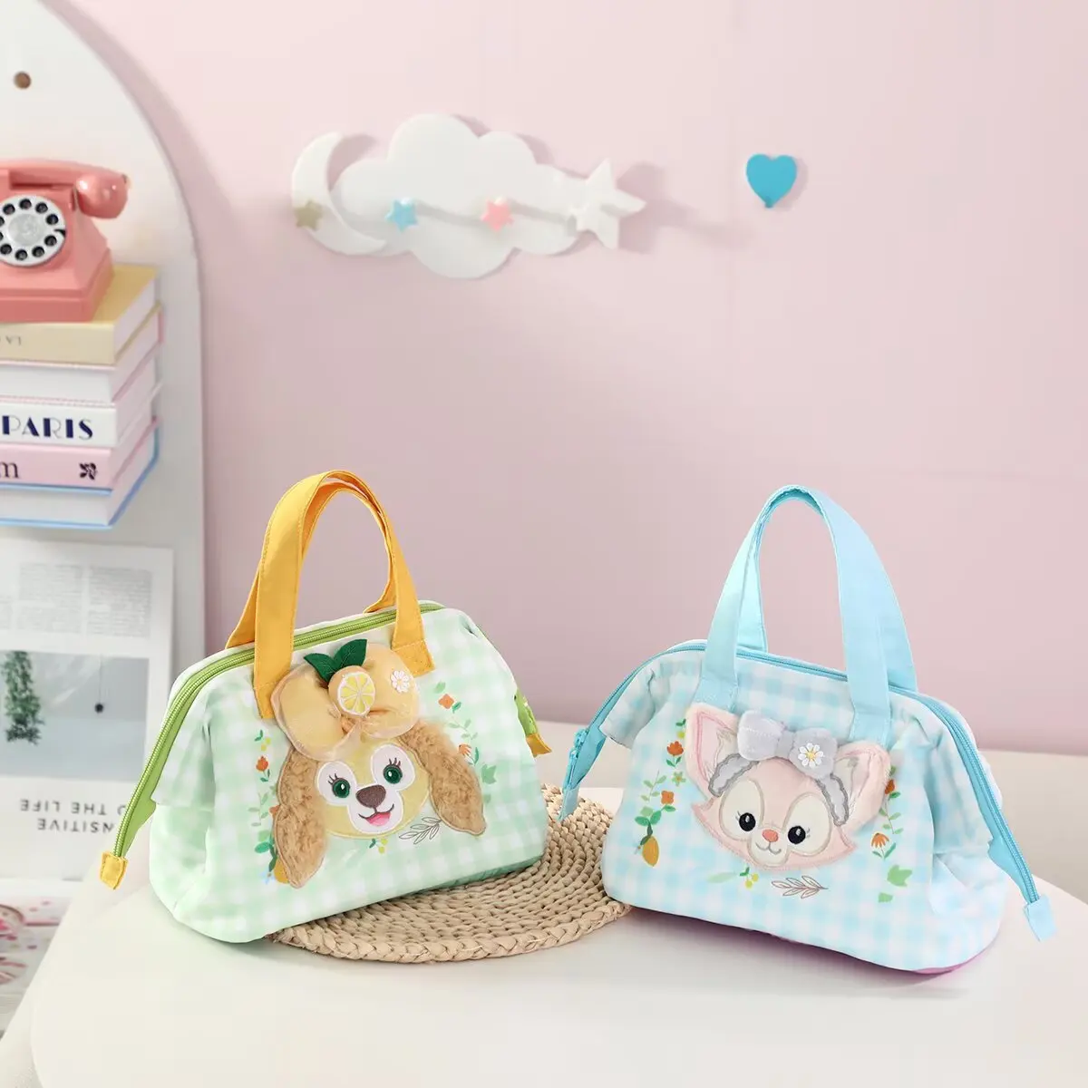 ديزني القطيفة بينتو حقيبة LinaBell دمية كوكي آن لعبة أولو ميل StellaLou هدية Kawaii مريحة للأطفال