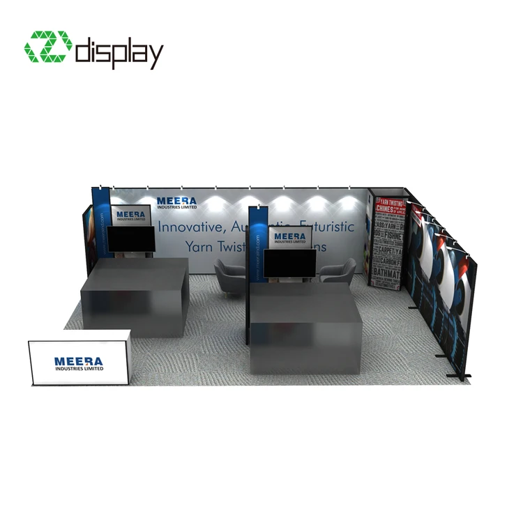 Display in alluminio del sistema Luban Recycle Cabina espositiva modulare per supporto per esposizione commerciale