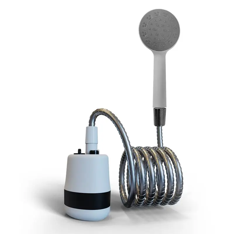 

A84E-Rechargeable Battery Powered Portable Electric Shower For Camping-Handheld Design