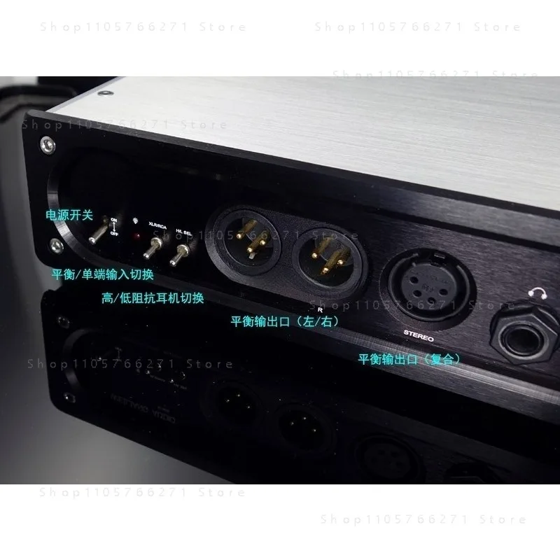 E600 True Balanced Headphone Amp Dual Amplifier Core Low Distortion