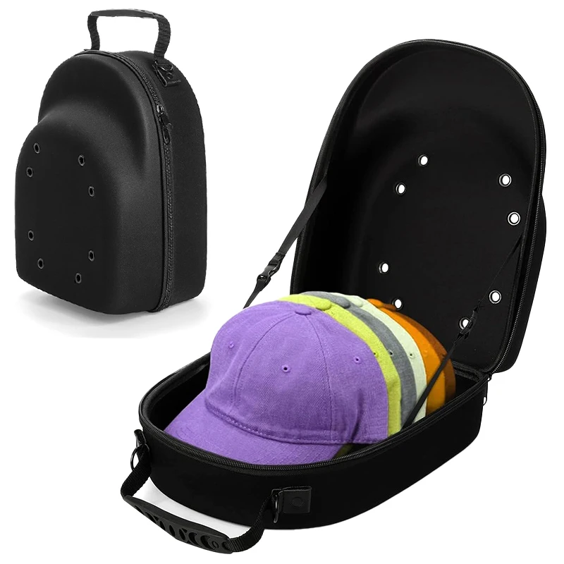 1 قطعة حقيبة سفر تخزين الناقل صندوق عرض حقيبة إيفا قبعة بيسبول حمل حقيبة قبعة بيسبول حقيبة السفر #3