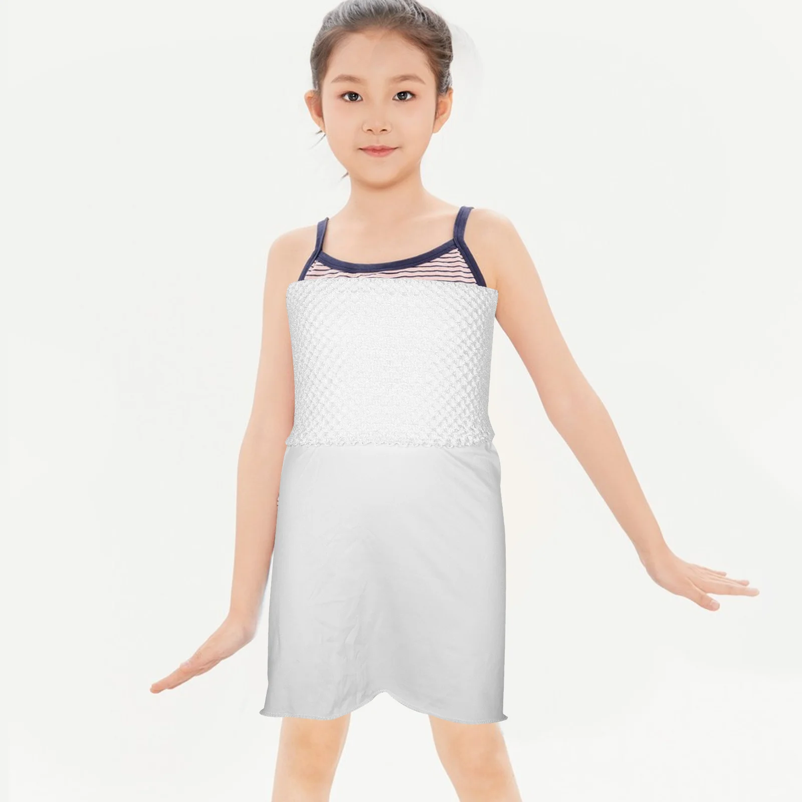 

Customizable Princess Dress For Girls Sleeveless Tube Top Diy Tutu Skirt Material Party Birthday Wedding Outfit Craft Kids