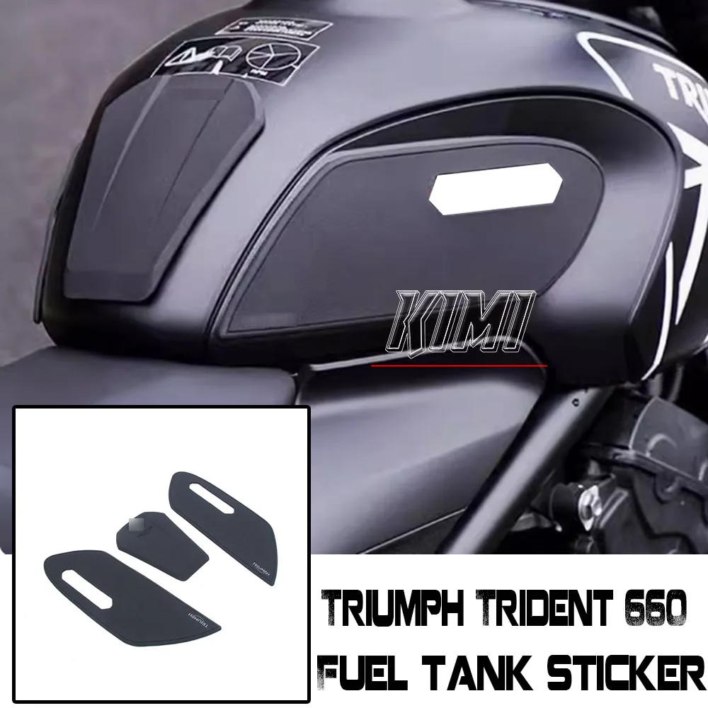 

For Triumph Trident 660 Trident 660 Motorcycle Fuel Tank Sticker Anti-skid Anti-scratch Sticker Pad Sticker Kit