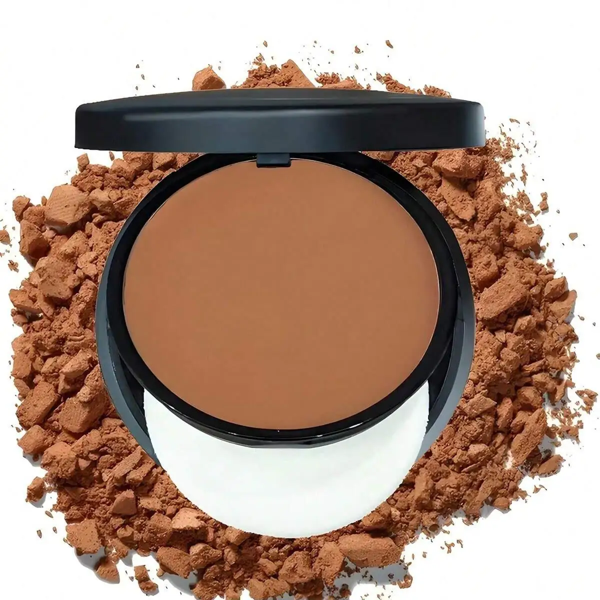 Dark Powder Bronze Powder Dark Skin Foundation Oil Control Concealer Brighten The Face Create Three-dimensional Makeup