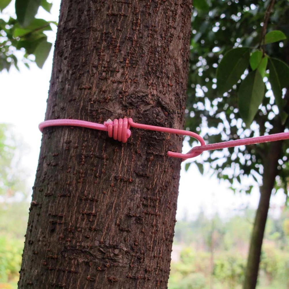 

WEKAMOS Portable Windproof Clothesline Travel Retractable Elastic Rope 128cm