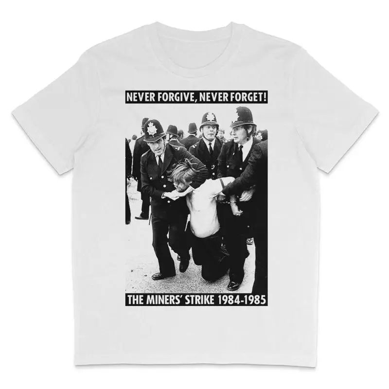 لا تتسى أبدًا ولا تنسى عمال المناجم 1984 1985 1 تي شيرت عضوي