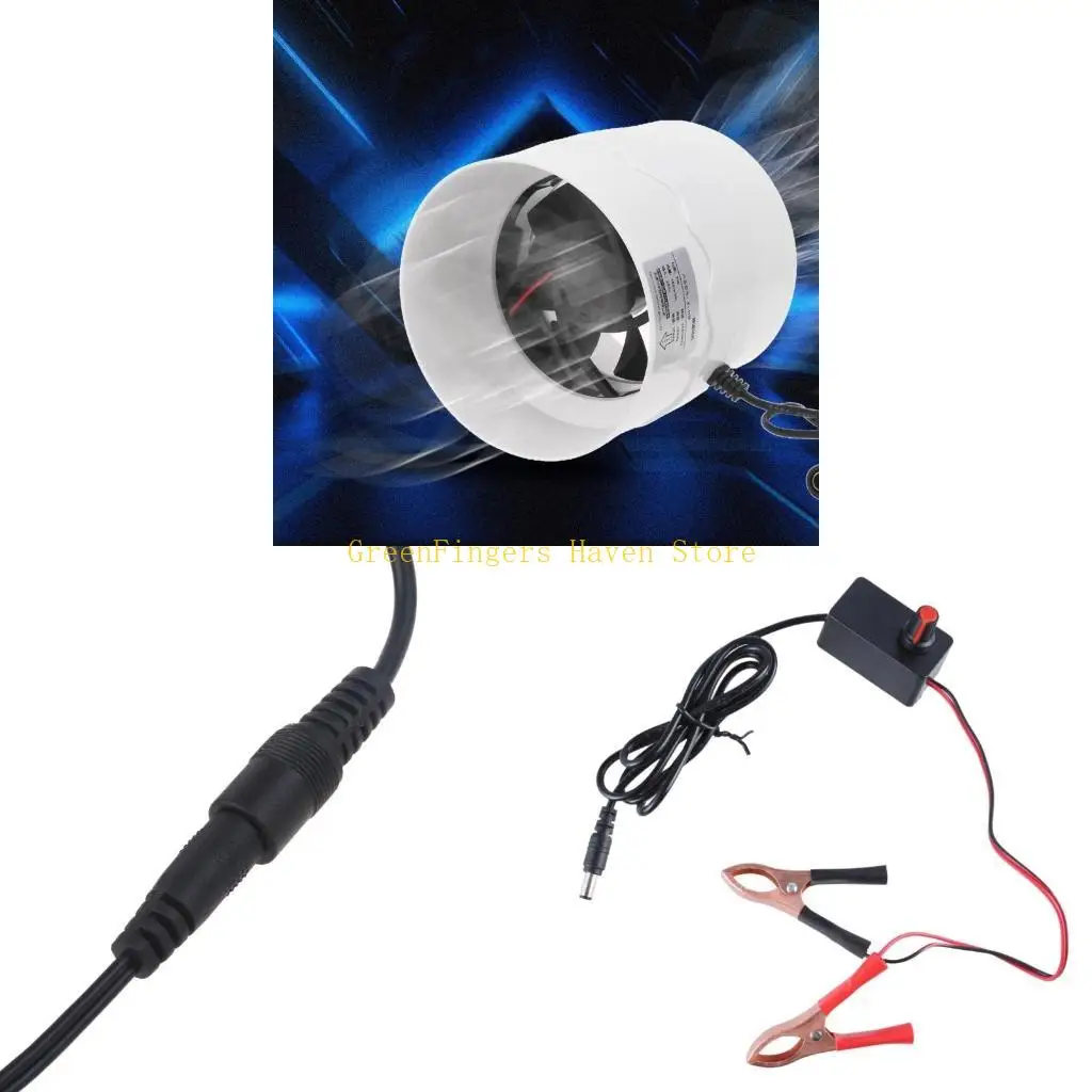 

F68D Fulty Используйте 110 -мм вентилятор вентилятора с низким уровнем шума, для кухни, ванных комнат и склада спальни помощи на