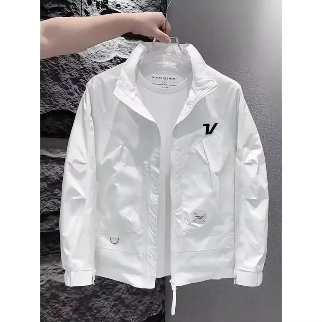 Korean Golf Jacket Men's Golf Wear 2026 Spring New Jacket Fashion Casual Stand Collar Coat Men's Golf Clothing