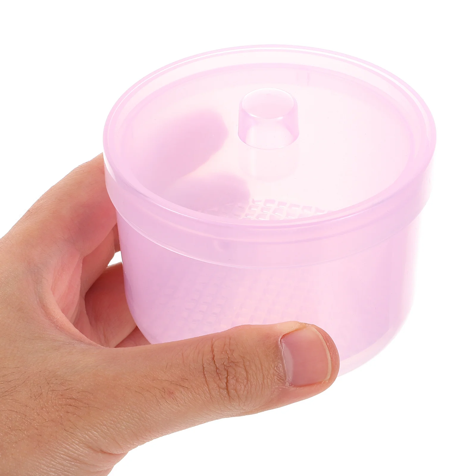 2pcs Nail Art Tool Sterilizer Box For Nail Drill Bits Tweezers Manicure Tools Cleaning Reusable Plastic Soaking Container