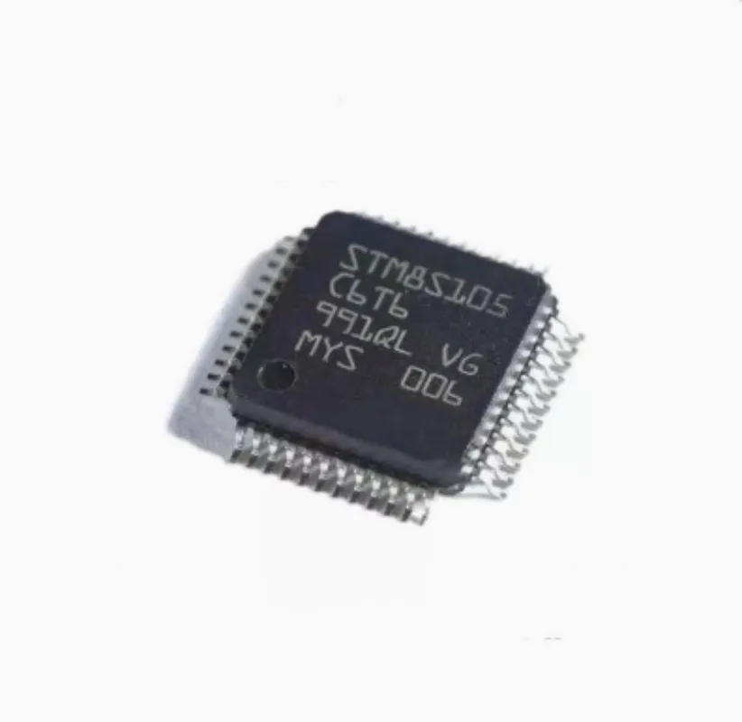 100PCS  STM8S105C6T6 LQFP48  New Original
