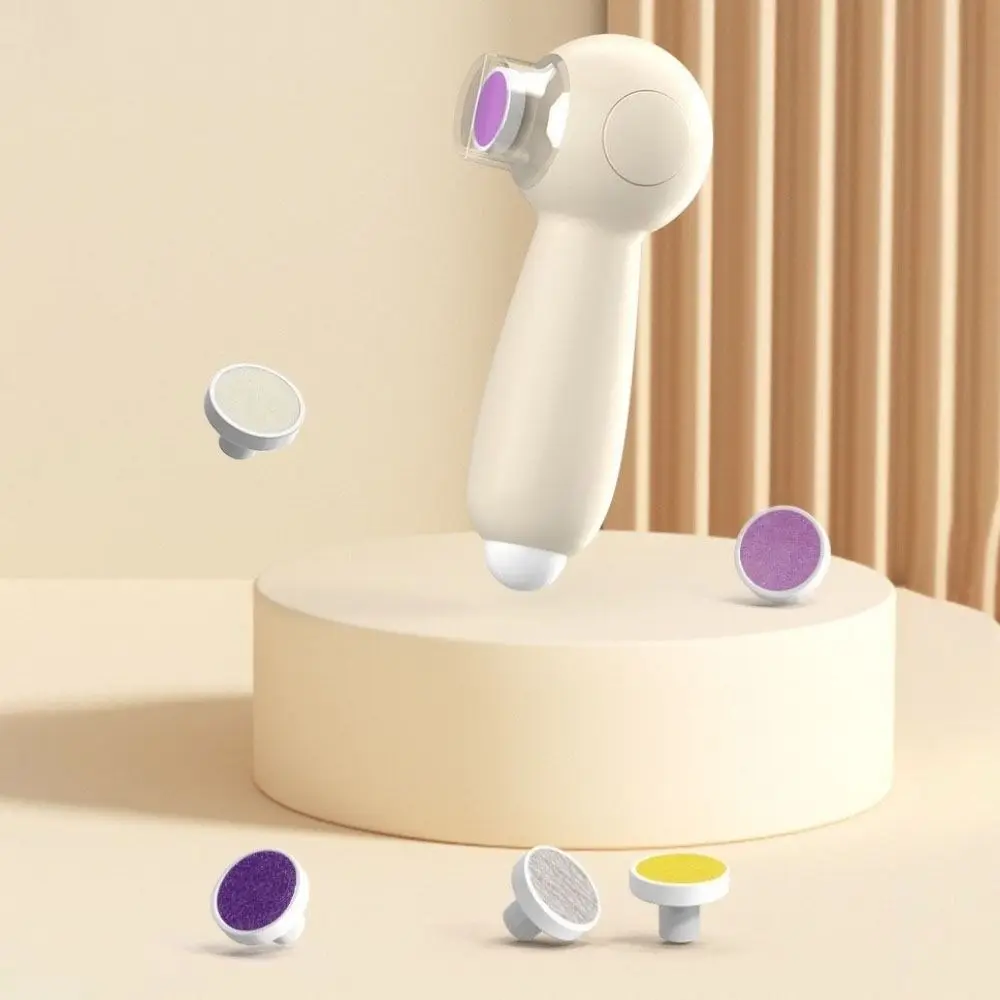 

Plastic Electric Baby Nail Trimmers Low Noise Rechargeable Baby Nail Polisher Anti-clamping 6 in 1 Baby Nail File Clipper Infant