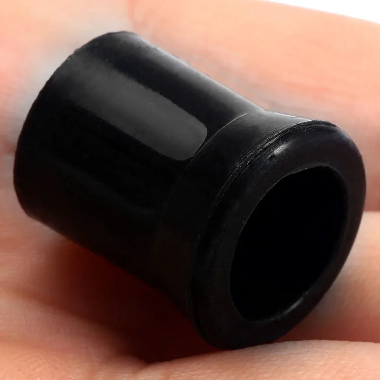 10Pcs/lot Black Rubber Tobacco Pipe 11mm Dia. Smoking Tip Grips Smoke Mouthpiece Stem Silicone Ring Protective Sleeve Men Gift