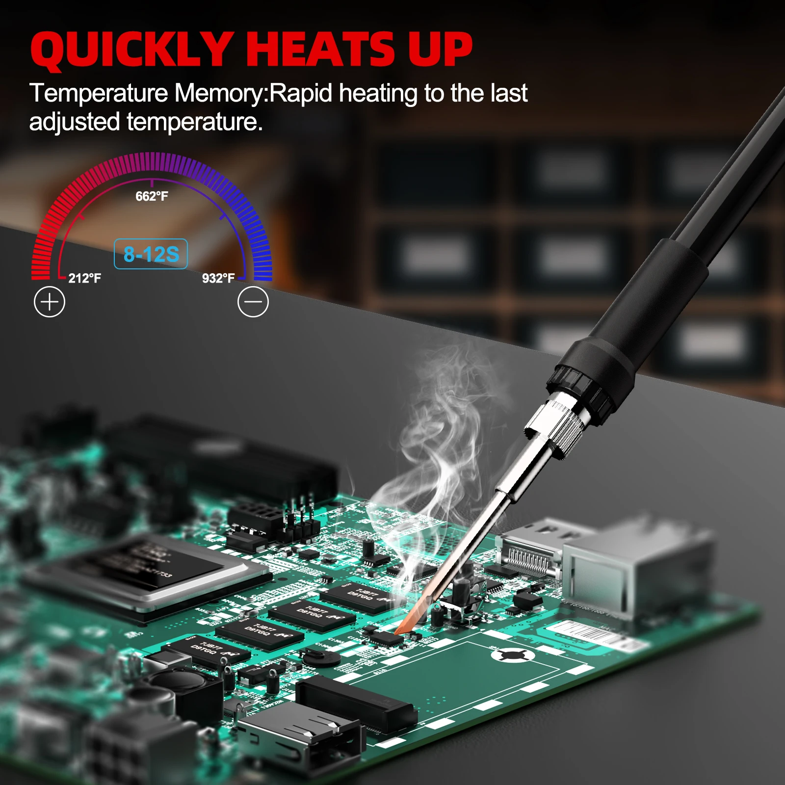 Cordless Electric Soldering Iron For Milwaukee M18 Battery Temperature Adjustable Welding Machine For Home DIY Repair Tool image 4