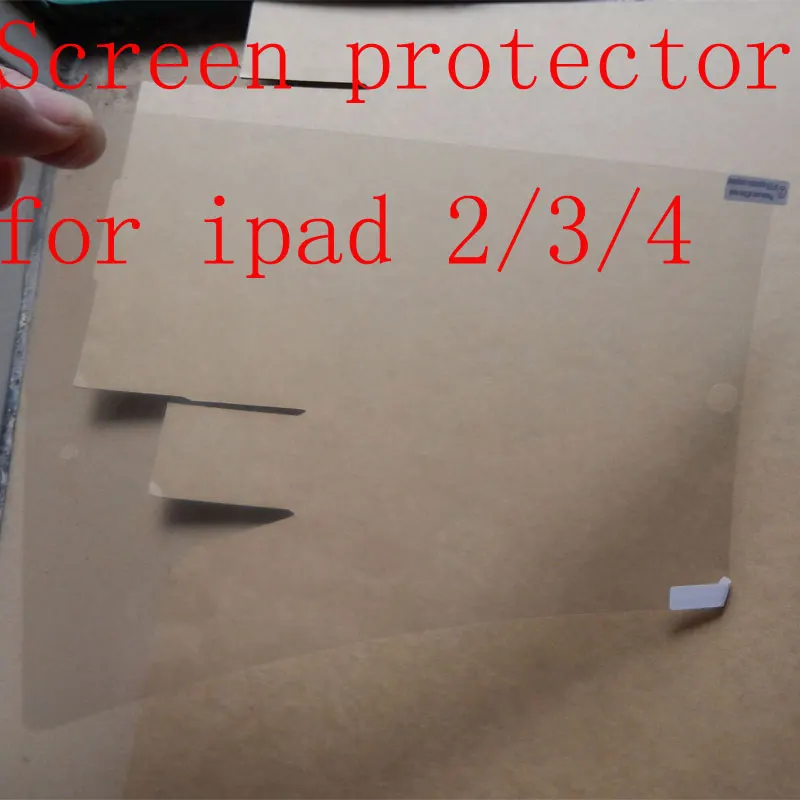 

1pcs Clear Screen Protector Guards Protective Films For iPad 2 for iPad 3 for iPad 4 Front LCD Screen Guard