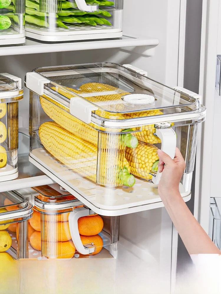 

Контейнер для хранения продуктов Food ade Frie: Органайзер для сохранения свежести овощей и фруктов, прямоугольный, для заморозки, для кухни