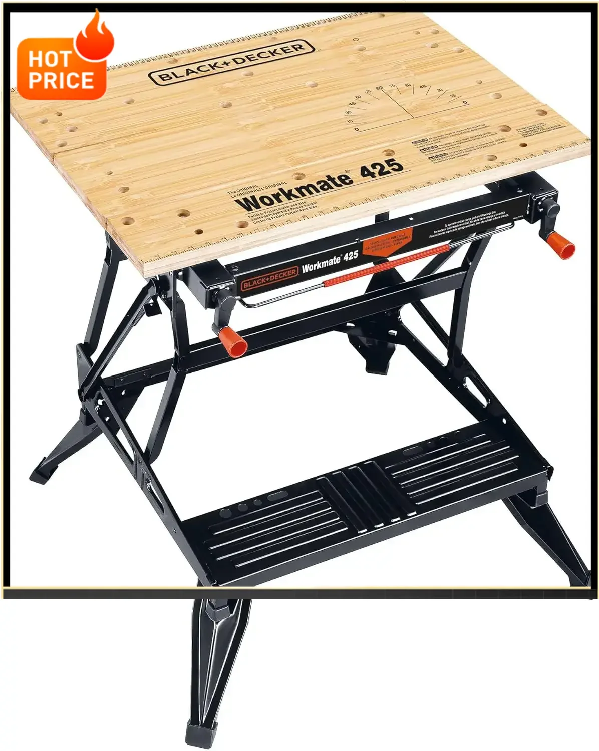 

Bestseller[Limited Time Offer!]Portable Workbench, Workmate Folding Workbench, 550 lb. Capacity with Clamps for Woodworking (WM4