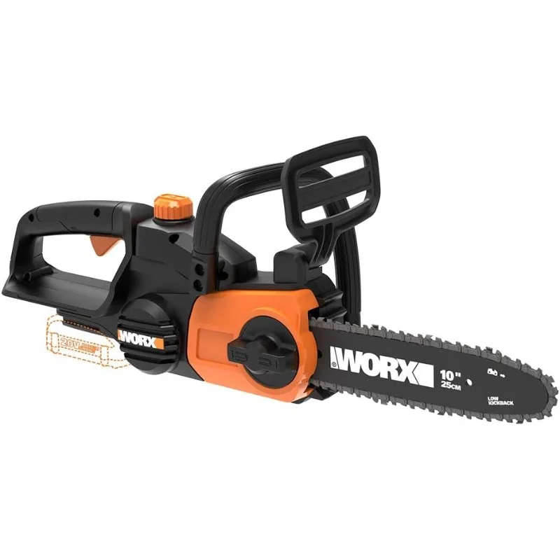 

Worx 20V 10" Cordless Chainsaw Power Share with Auto-Tension (Tool Only) - WG322.9