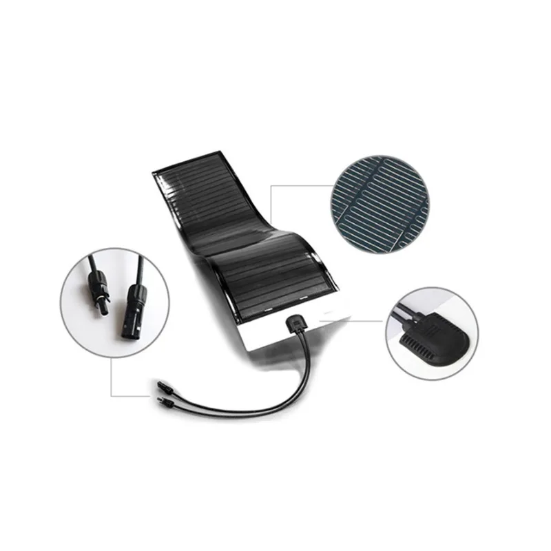 Outdoor High Efficiency 110W to 130W Sunpower Flexible Solar Panels