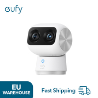 (EU stock) Eufy S350 indoor security cam, dual cameras, 4K UHD resolution, surveillance camera with 8 x zoom and 360 ° PTZ